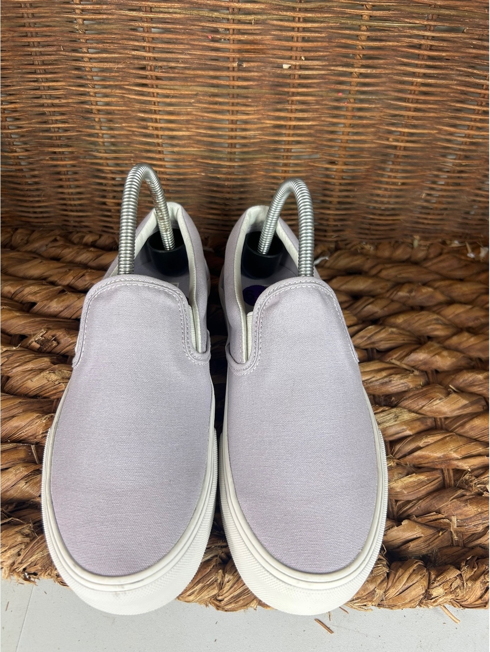 Vans Light lavender slip-on sneakers